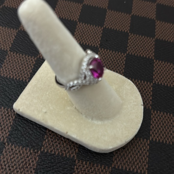 CZ 925 QVC ring - Picture 4 of 4